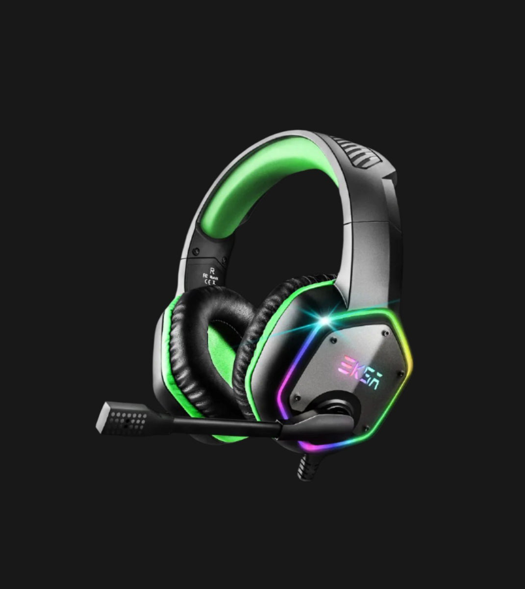 EKSA E1000S 3.5mm Stereo Sound RGB Gaming Headset EKSA