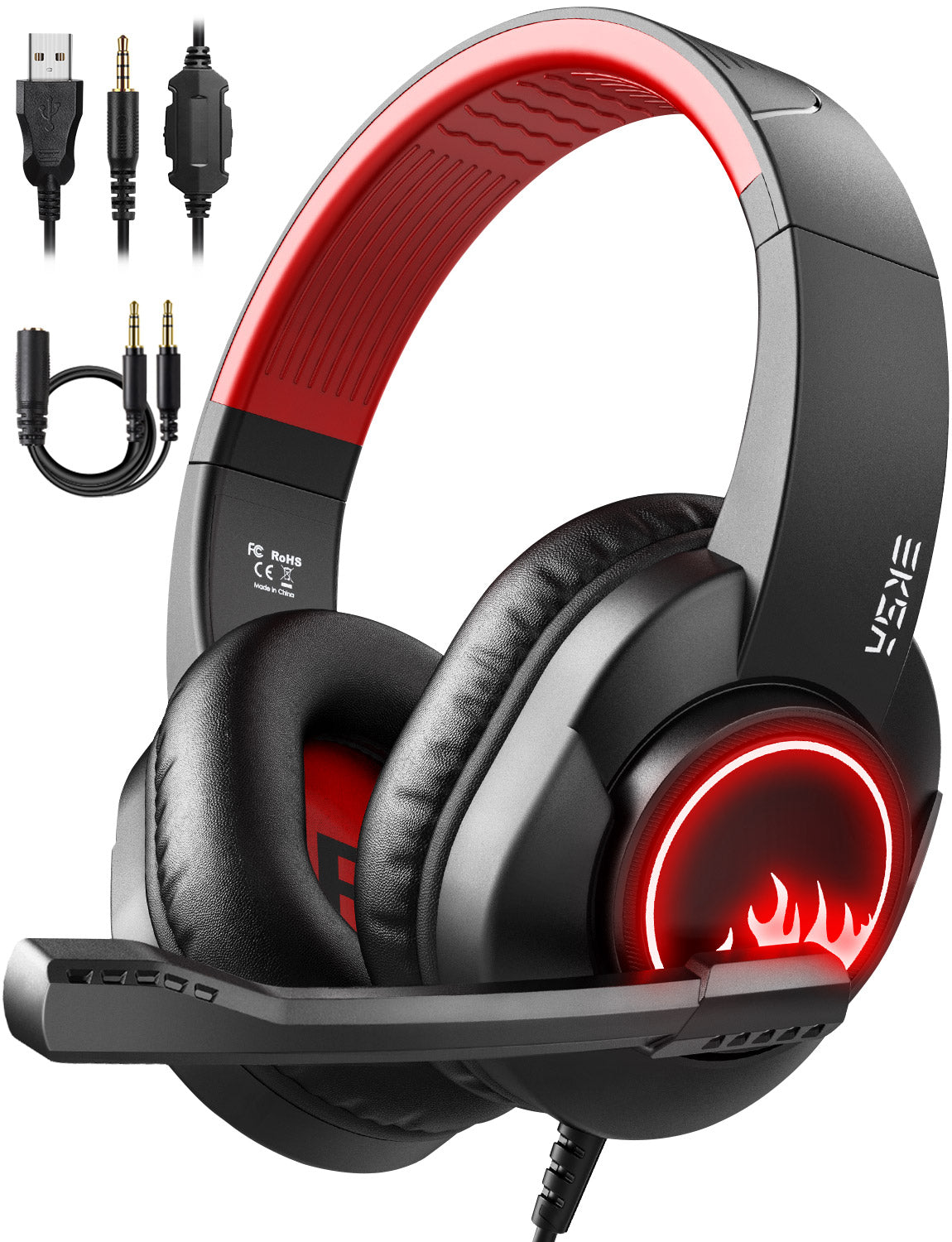 EKSA T8 Stereo Gaming Headset For PC, Mobile, PS4/PS5, XBOX