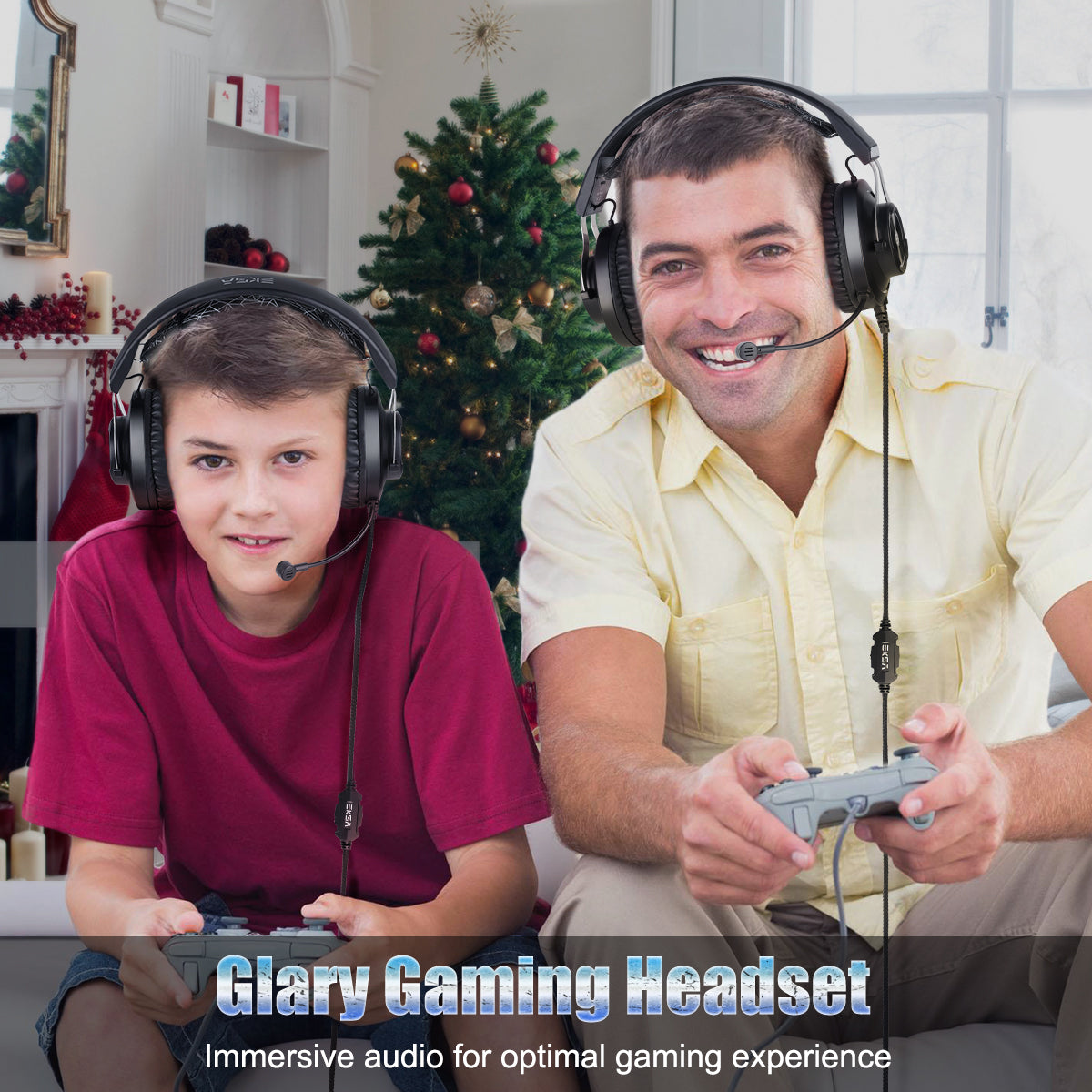 EKSA E3000 Gaming Headset with RGB light