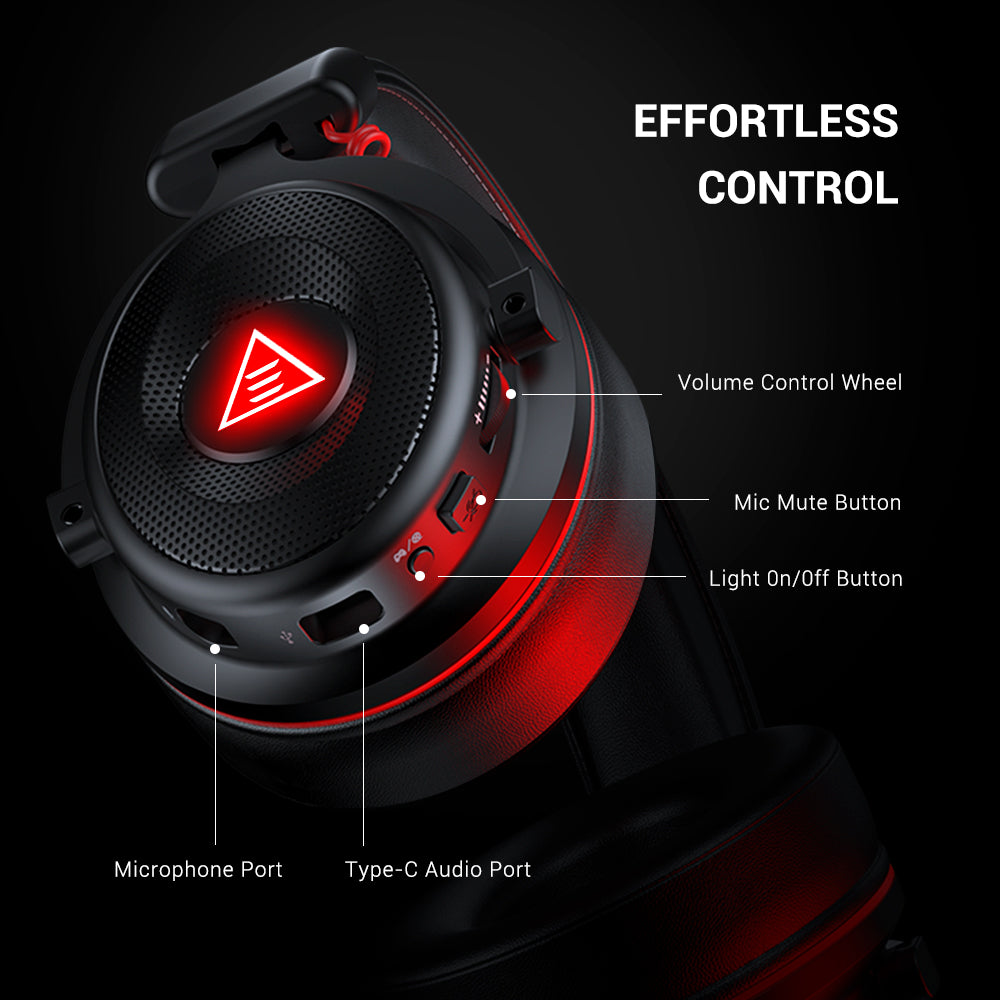 EKSA E900 Pro 7.1 Virtual Surround Sound Gaming Headset