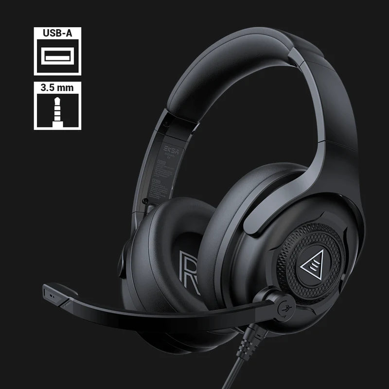 EKSA AirComfy Wired Headset for Gaming and WFH Calls