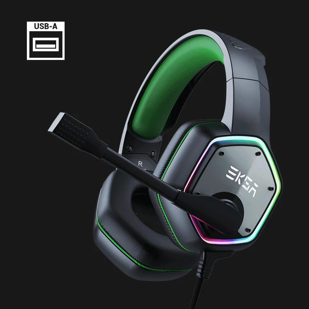 EKSA E1000 USB Stereo Sound RGB Gaming Headset