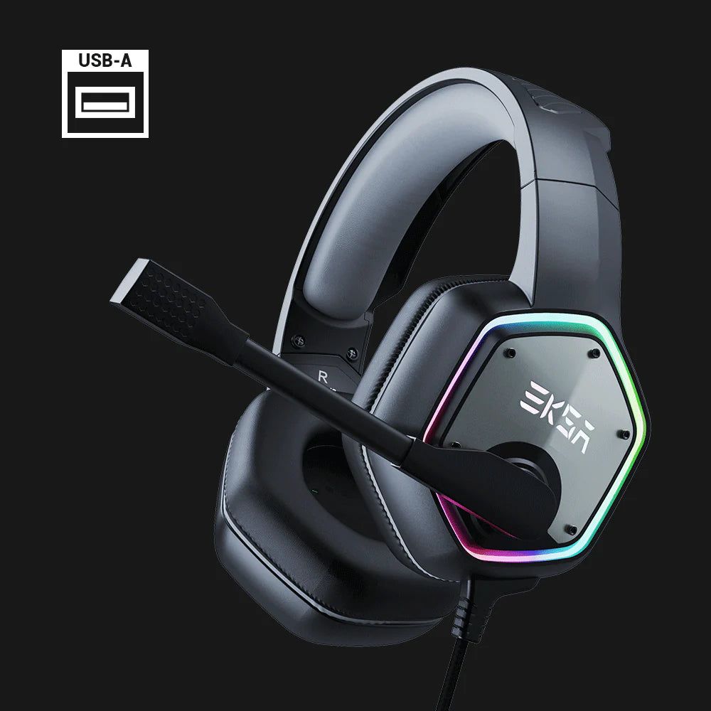 EKSA E1000 USB Stereo Sound RGB Gaming Headset