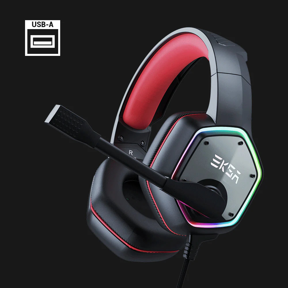 EKSA E1000 USB Stereo Sound RGB Gaming Headset