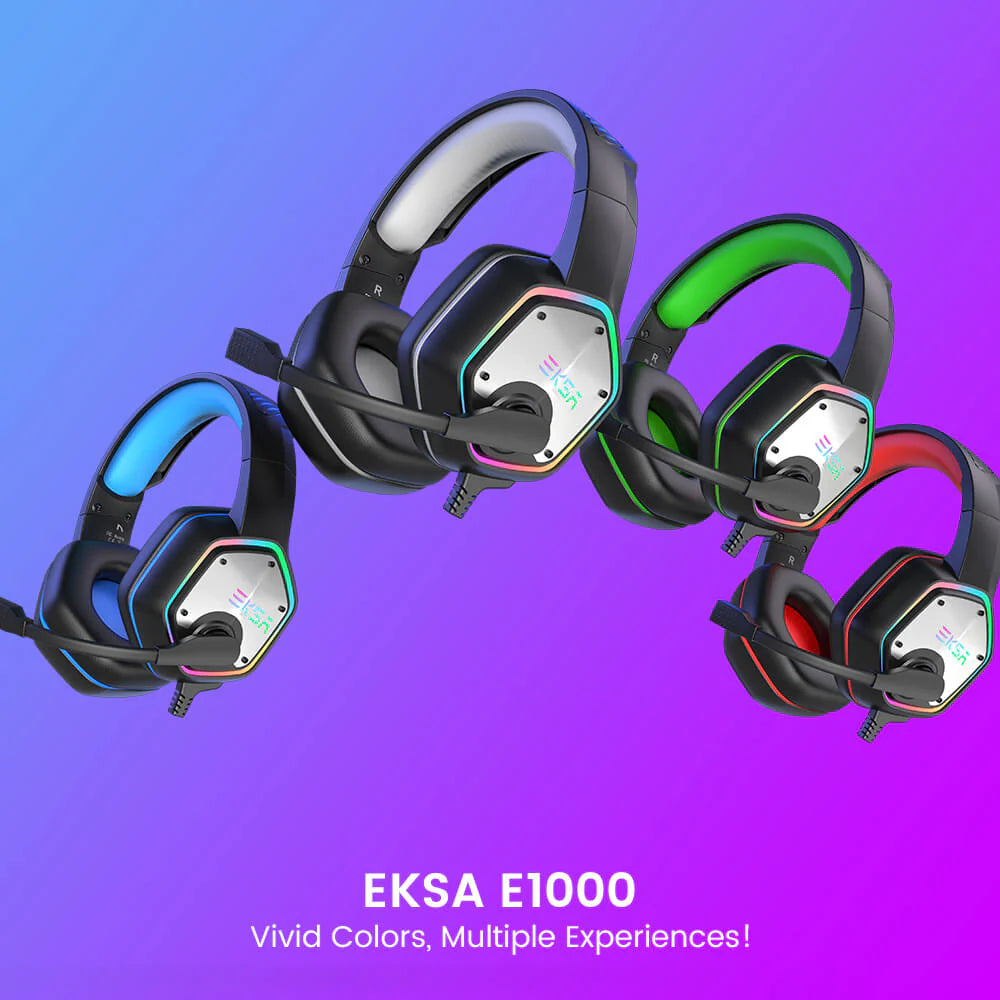 EKSA E1000 USB Stereo Sound RGB Gaming Headset