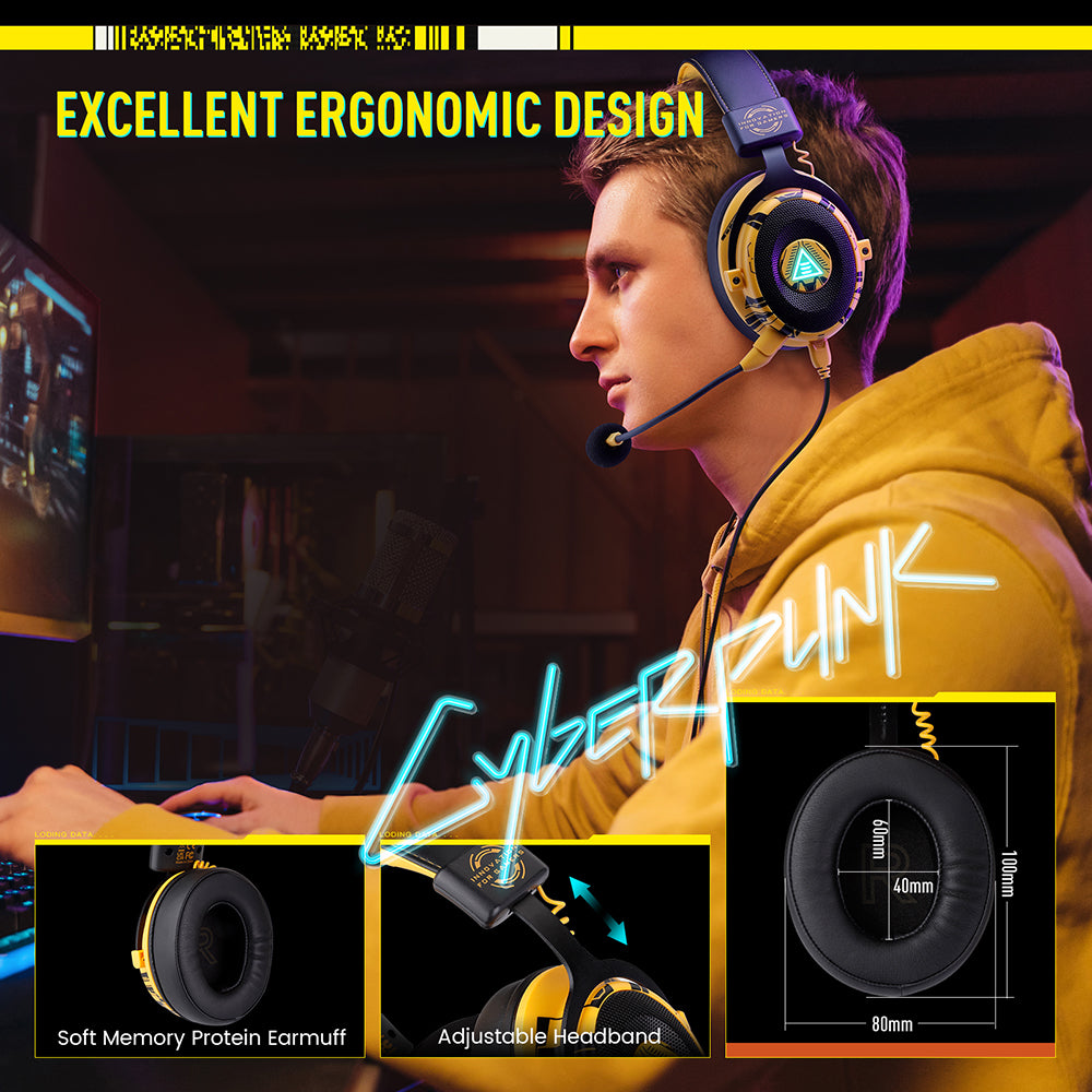 EKSA E900 Pro 7.1 Virtual Surround Sound Gaming Headset