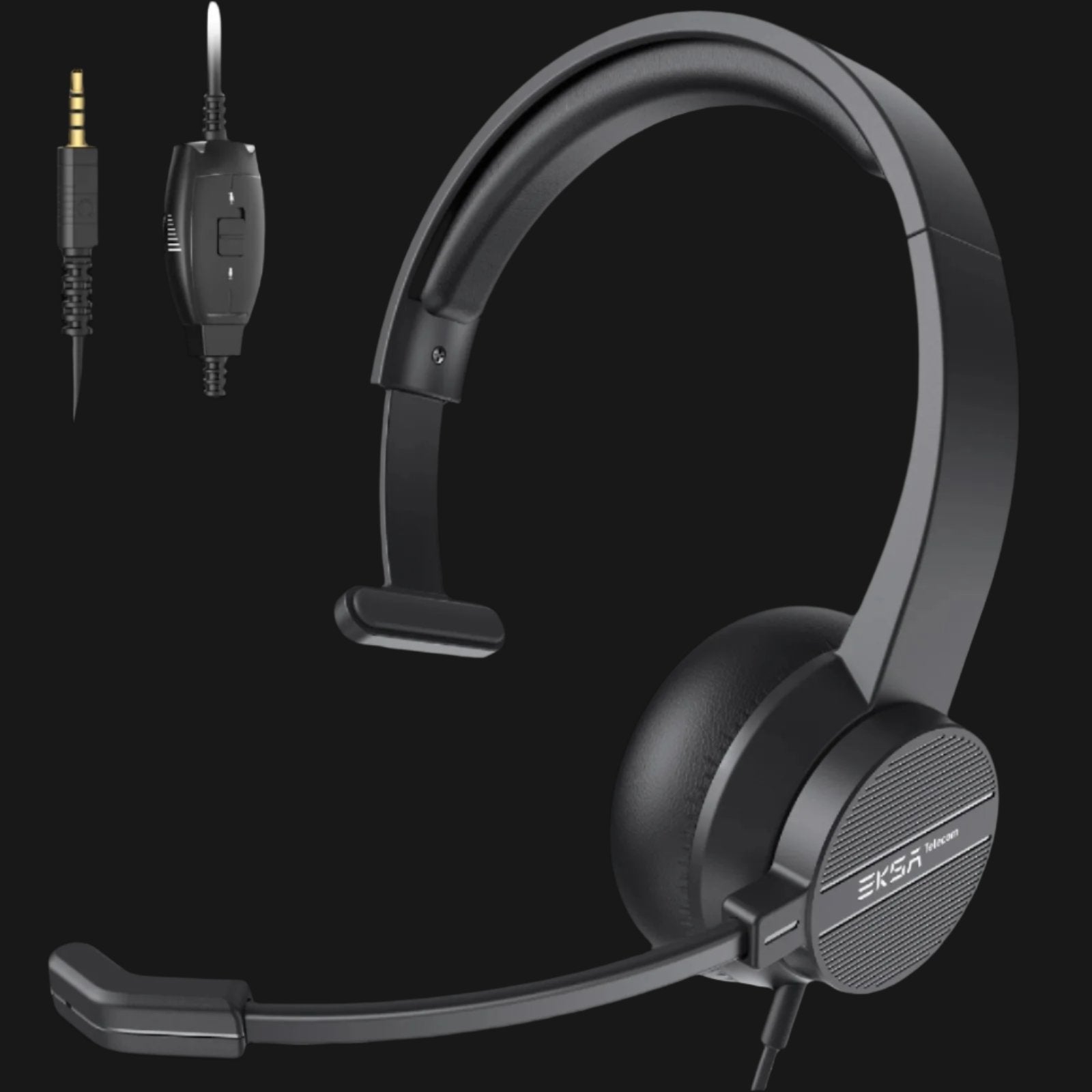 H15 Black EKSA Professional calling Headset