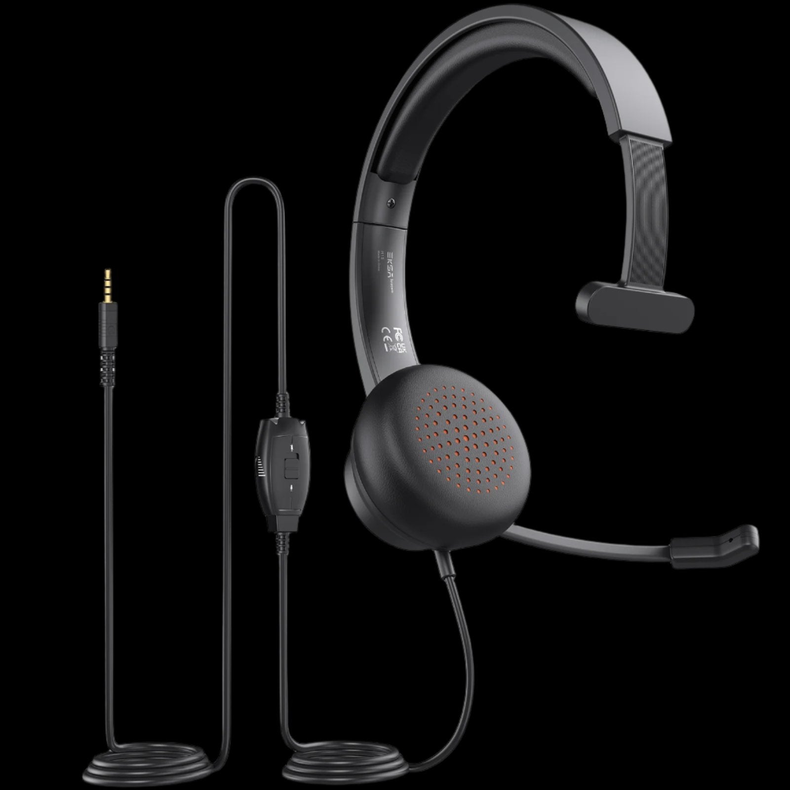 H15 Black EKSA Professional calling Headset